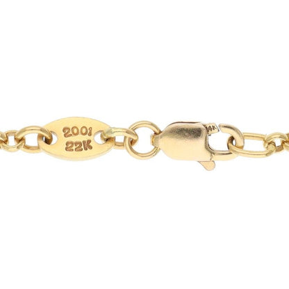 Chrome Hearts 22k Neckchain Roll Chain Gold Necklace