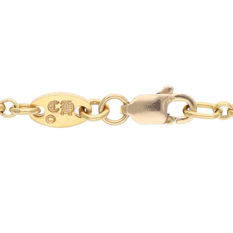 Chrome Hearts 22k Neckchain Roll Chain Gold Necklace