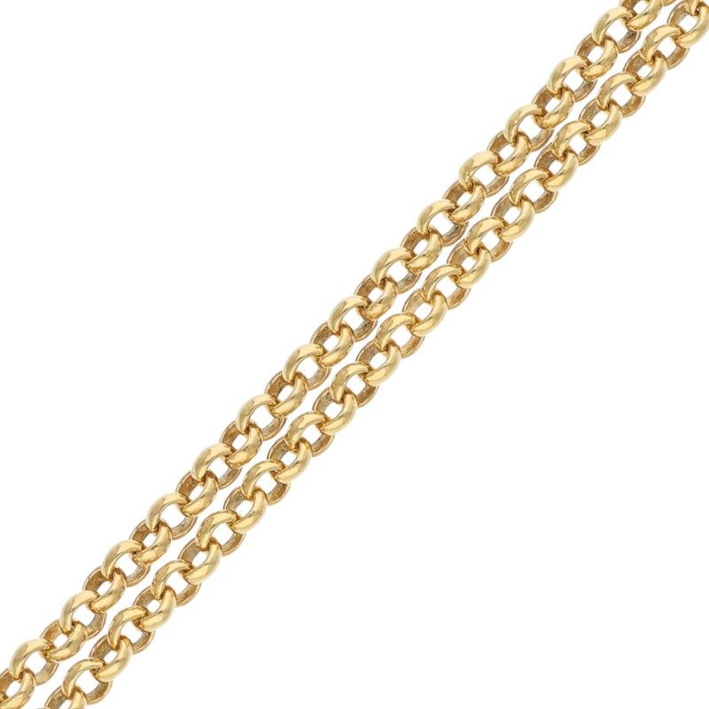 Chrome Hearts 22k Neckchain Roll Chain Gold Necklace