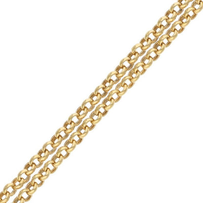 Chrome Hearts 22k Neckchain Roll Chain Gold Necklace