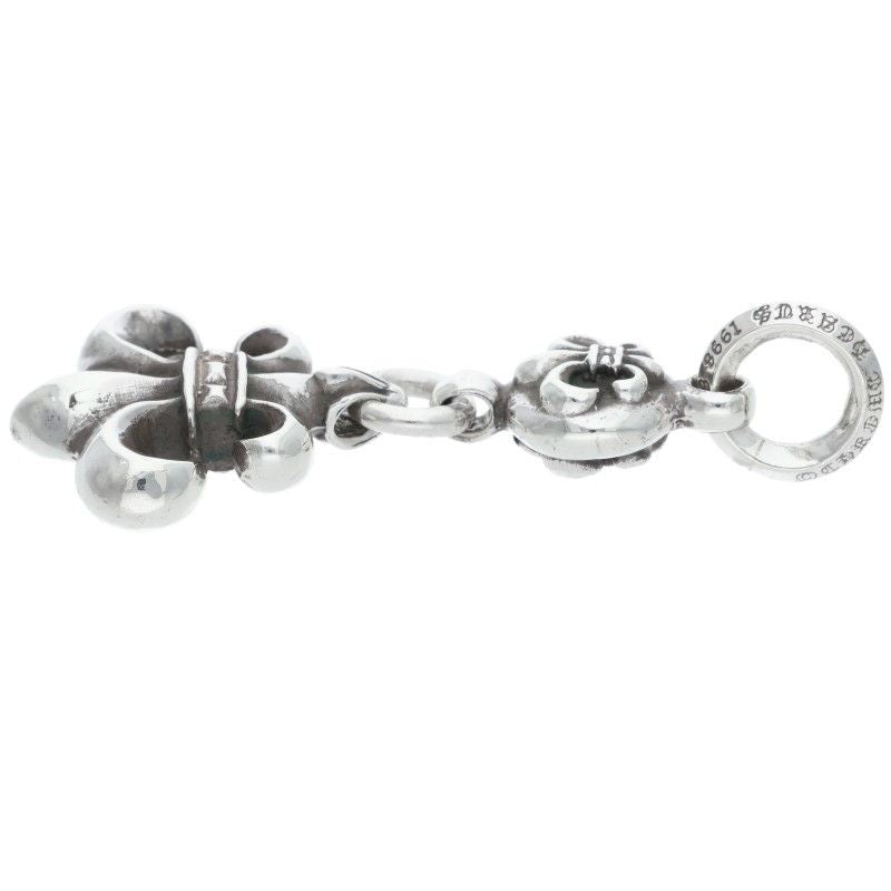 Chrome Hearts BS Fleur 1 Ball BS Charm Silver Necklace Top