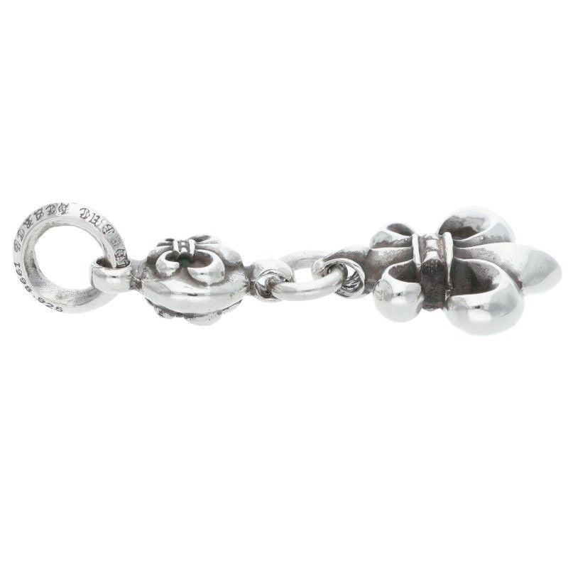 Chrome Hearts BS Fleur 1 Ball BS Charm Silver Necklace Top