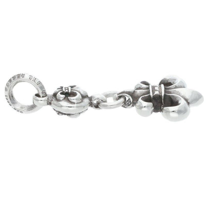Chrome Hearts BS Fleur 1 Ball BS Charm Silver Necklace Top