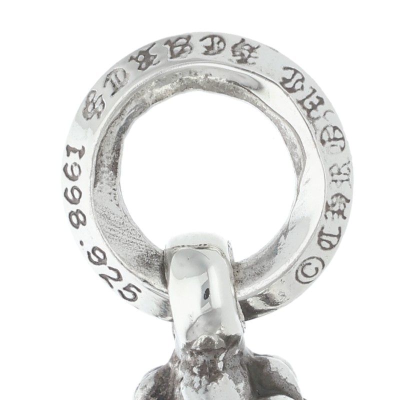 Chrome Hearts BS Fleur 1 Ball BS Charm Silver Necklace Top