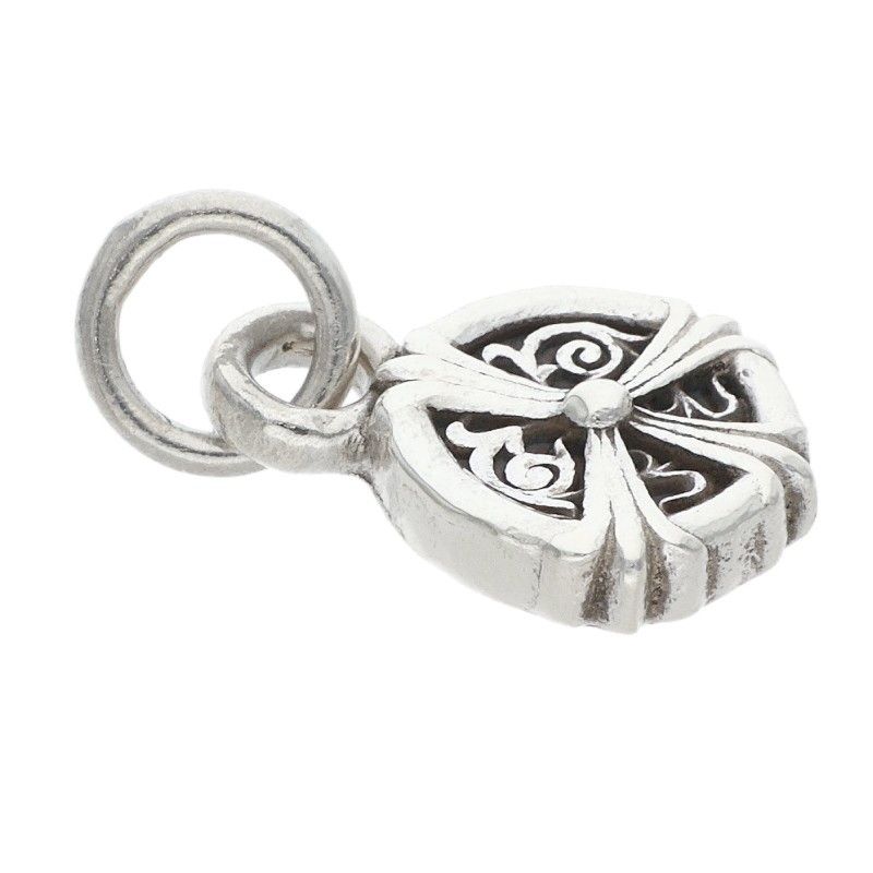 Chrome Hearts Peace Sign Silver Necklace Top