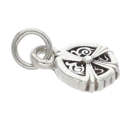 Chrome Hearts Peace Sign Silver Necklace Top
