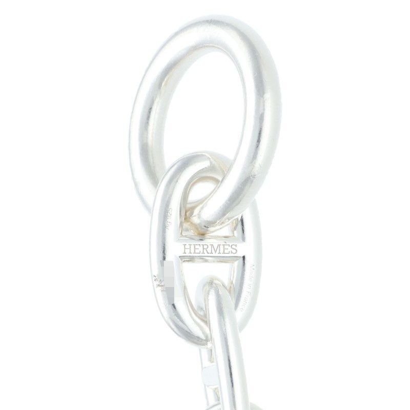 Hermes Chaine D'ancre TGM Silver Bracelet