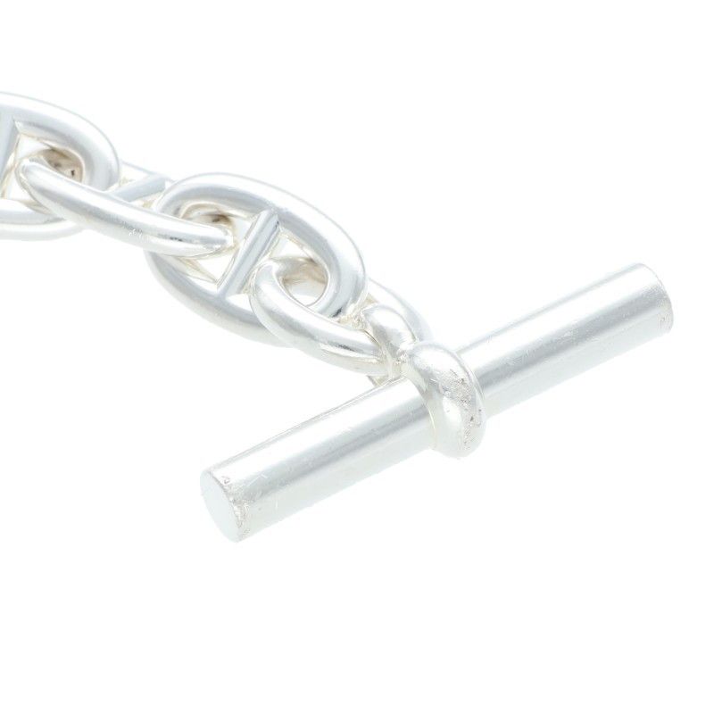 Hermes Chaine D'ancre TGM Silver Bracelet
