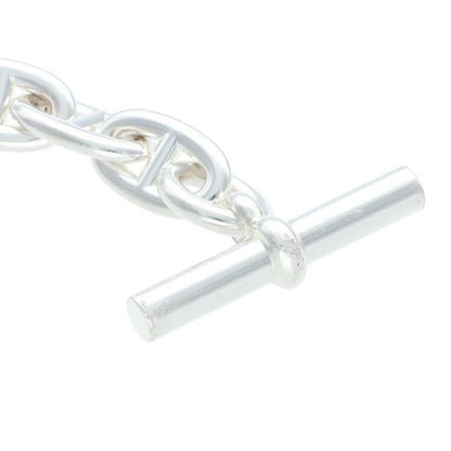 Hermes Chaine D'ancre TGM Silver Bracelet