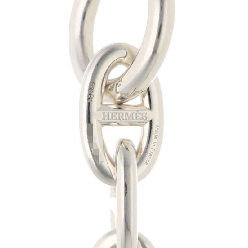 Hermes Chaine D'ancre TGM Silver Bracelet