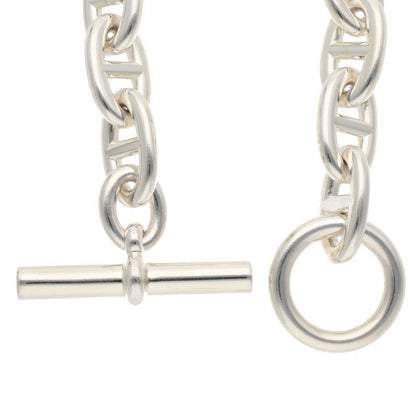 Hermes Chaine D'ancre TGM Silver Bracelet