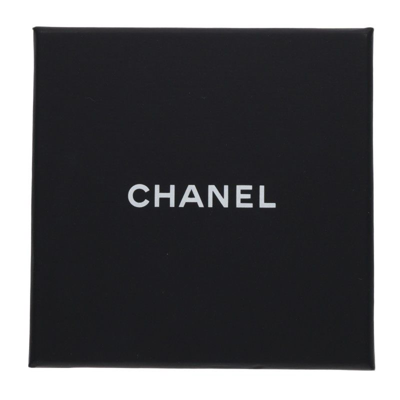 Chanel CC Logo Faux Pearl Brooch