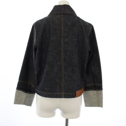 Loewe Button Jacket Denim 32 Navy YT
