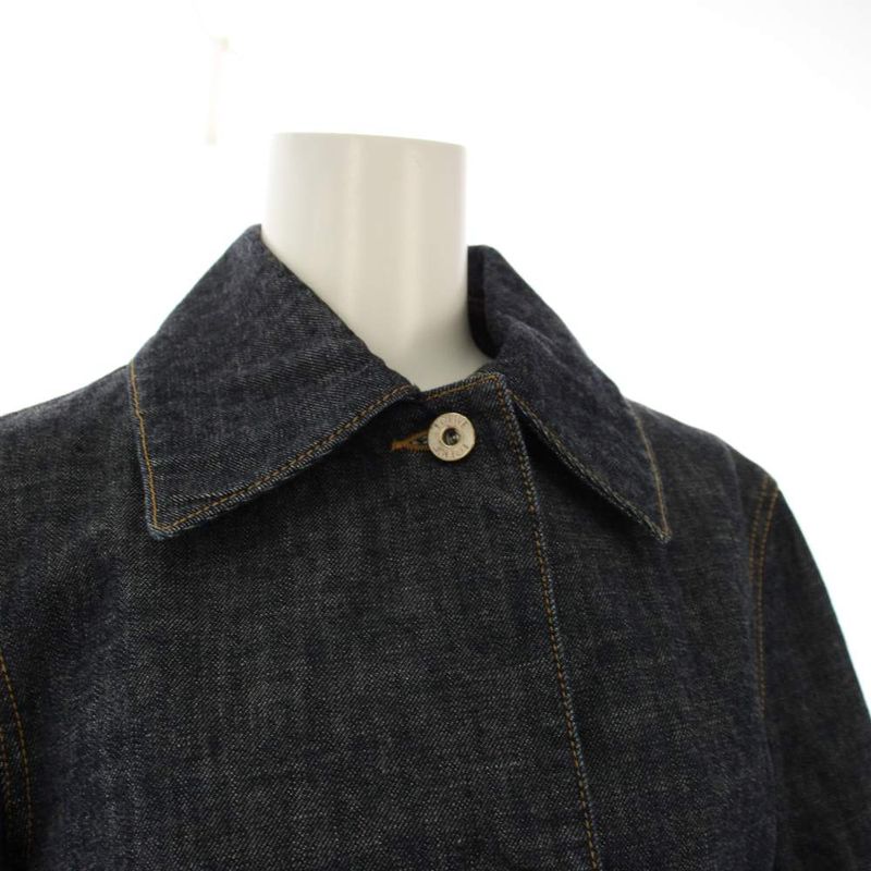 Loewe Button Jacket Denim 32 Navy YT