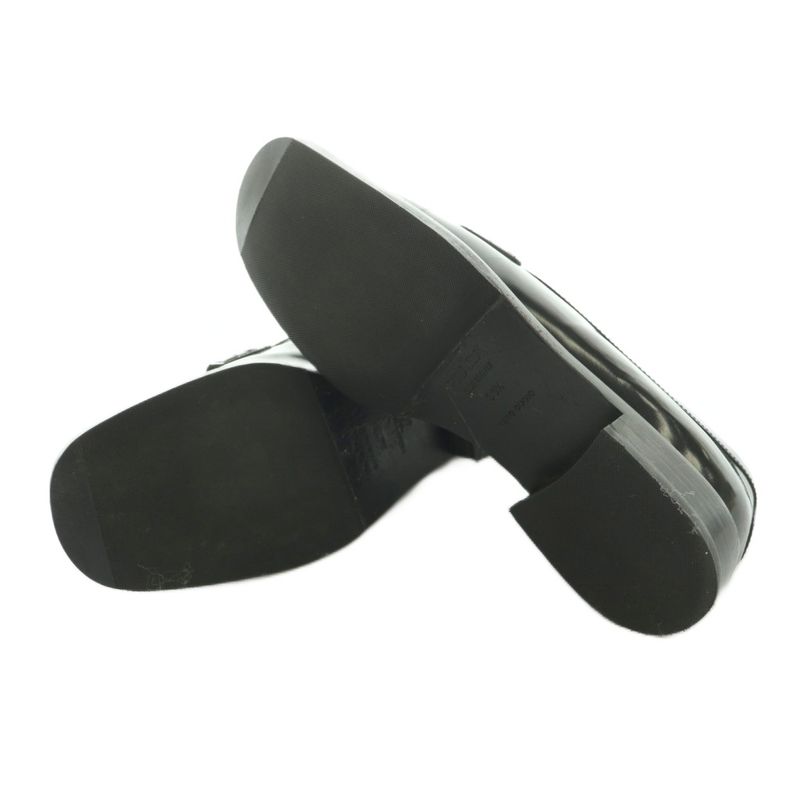 Prada Loafers Square Toe 36.5 Black