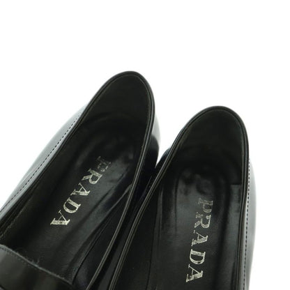 Prada Loafers Square Toe 36.5 Black