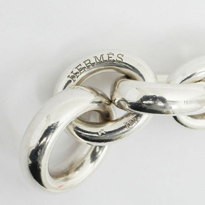 Hermes Cles Bracelet 925 Sterling Silver Chain