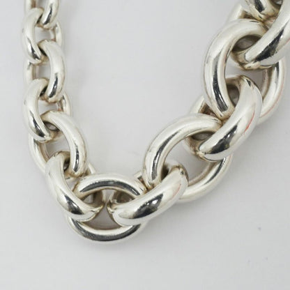 Hermes Cles Bracelet 925 Sterling Silver Chain