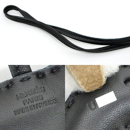 Hermes Buddy Charm BK Black WH White Mouton Agno Milo Bag Dog