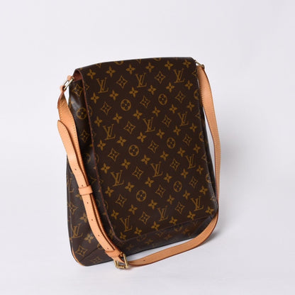 Louis Vuitton Monogram Musette Salsa Shoulder Bag Brown Vachetta Leather — view 3