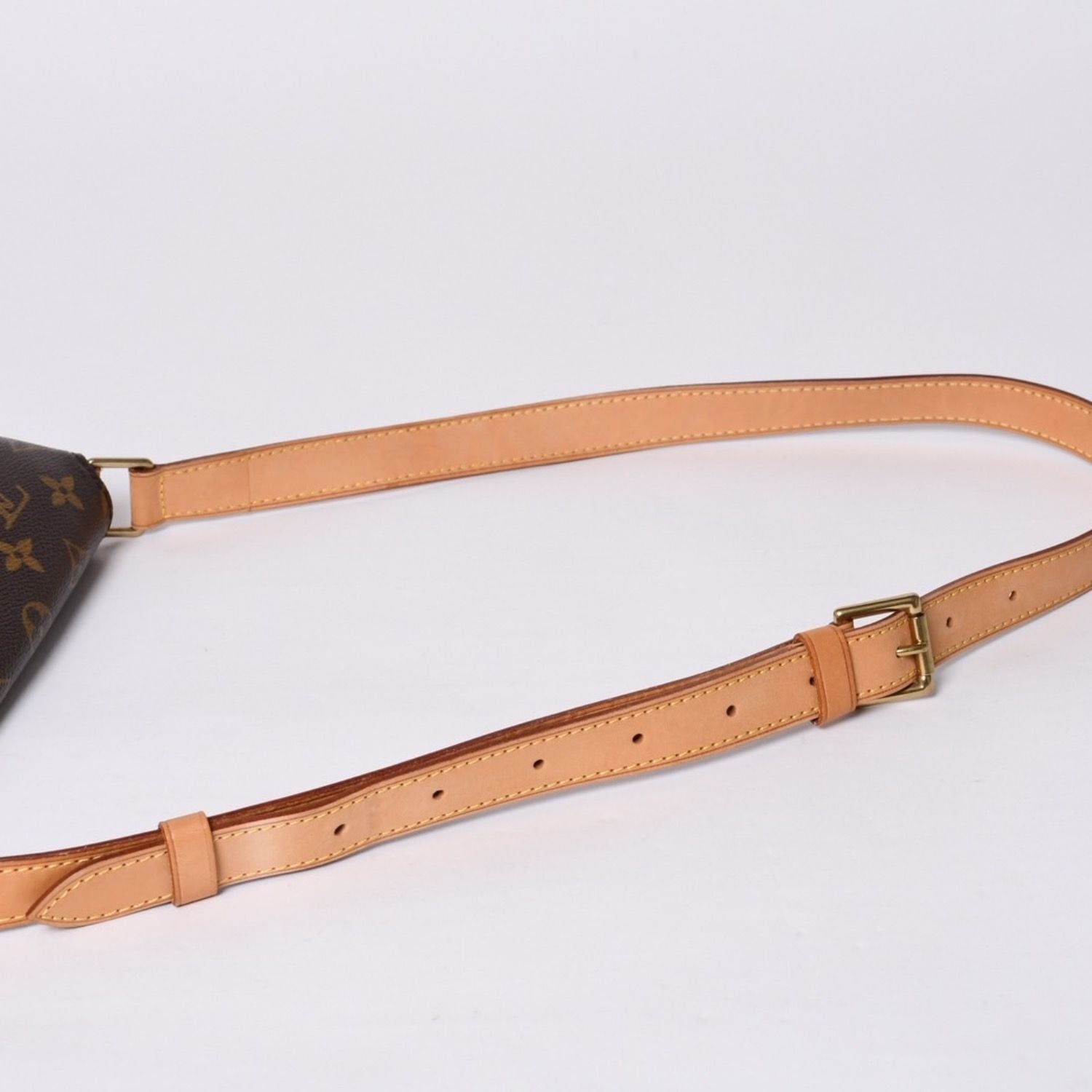 Louis Vuitton Monogram Musette Salsa Shoulder Bag Brown Vachetta Leather — view 5