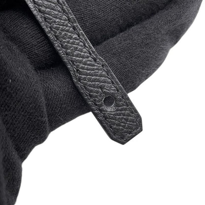 Hermes Wallet Chaine D'ancre to Go Black Gold Epsom