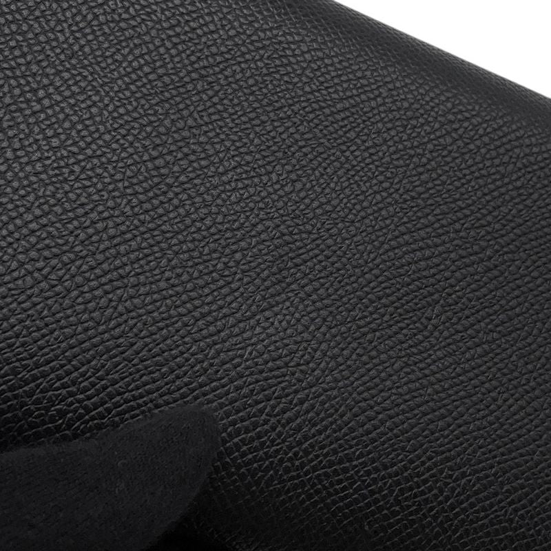 Hermes Wallet Chaine D'ancre to Go Black Gold Epsom