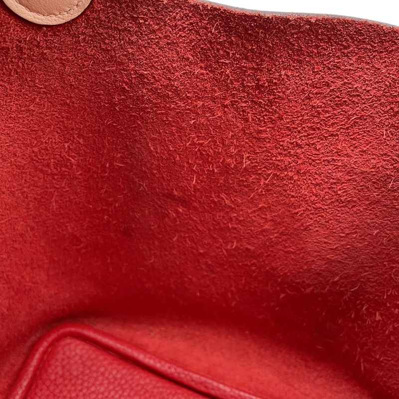 Hermes Picotin Lock PM Touch Rouge Tomato Rose Eglantine Silver Taurillon