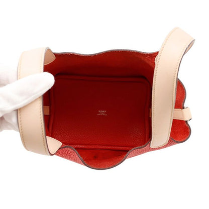 Hermes Picotin Lock PM Touch Rouge Tomato Rose Eglantine Silver Taurillon