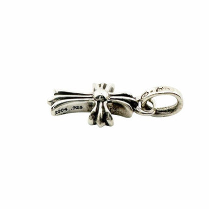 Chrome Hearts Crs Bbyfat P Dmn Baby Fat Cross Charm Diamond Pendant Top 925