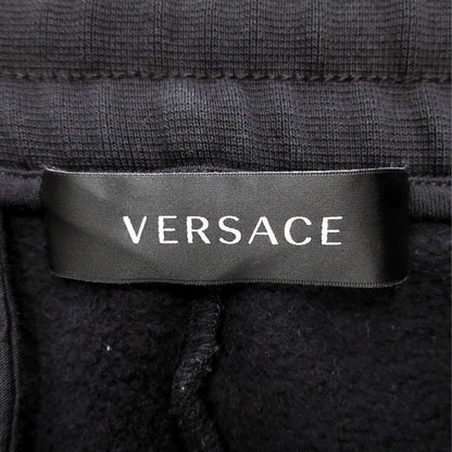 Versace Logo Sweatshirt Pants E-j-Jogger Embroidery Fleece Lining S Black
