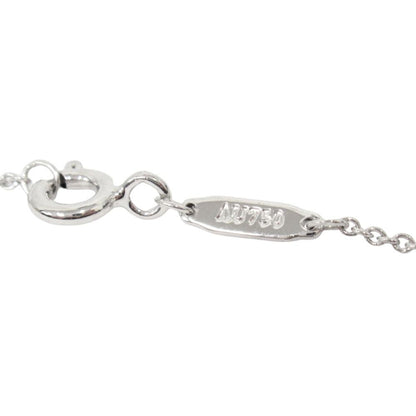 Tiffany & Co Polished 18k White Gold Diamond by the Yard Necklace