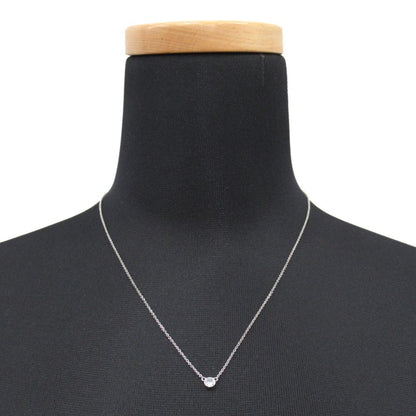 Tiffany & Co Polished 18k White Gold Diamond by the Yard Necklace