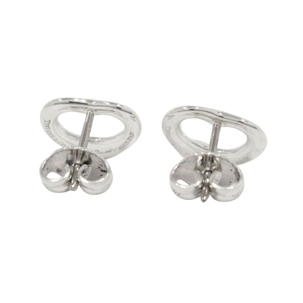 Tiffany & Co Polished Open Earrings Silver