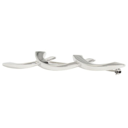 Tiffany & Co Polished Wave Brooch Silver
