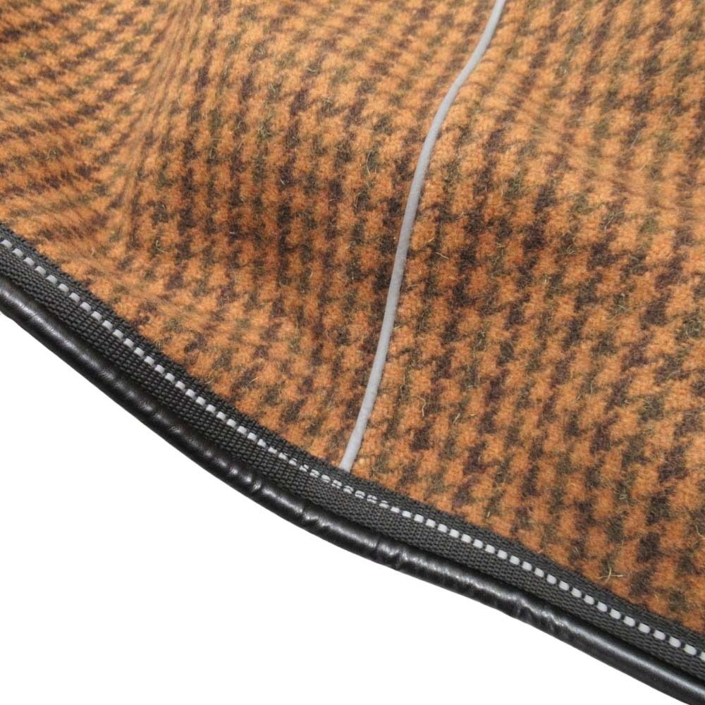 Balenciaga Houndstooth Pattern Balmacan Coat Back Quilted Stainless Steel