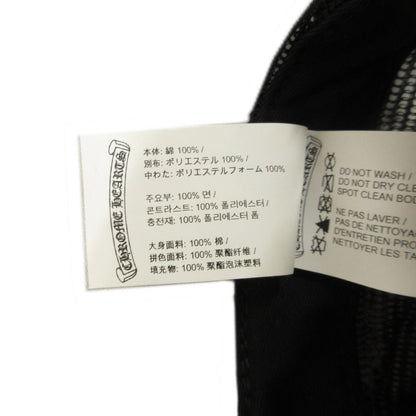Chrome Hearts Chlogo Trucker Cap Hat CH Plus Cross Mesh Patch Black