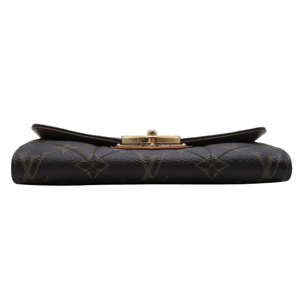 Louis Vuitton Monogram Etoile Portefeuille Sarah Wallet Quilted Brown