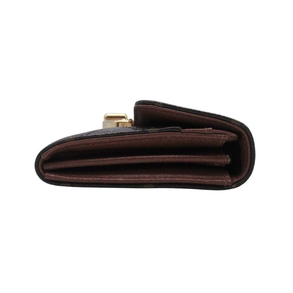 Louis Vuitton Monogram Etoile Portefeuille Sarah Wallet Quilted Brown