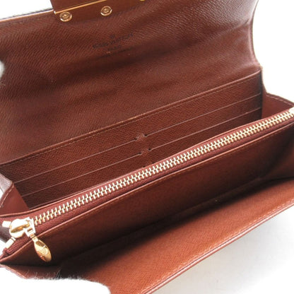 Louis Vuitton Monogram Etoile Portefeuille Sarah Wallet Quilted Brown