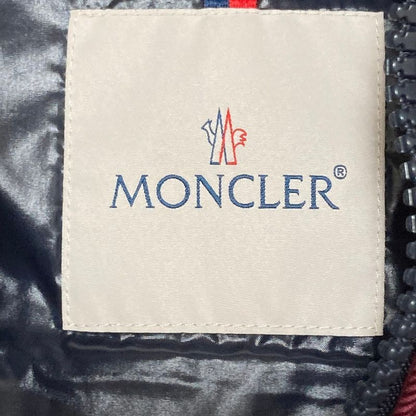 Moncler Balmat Hooded Down Vest Gilet 1 Navy Red Hoodie