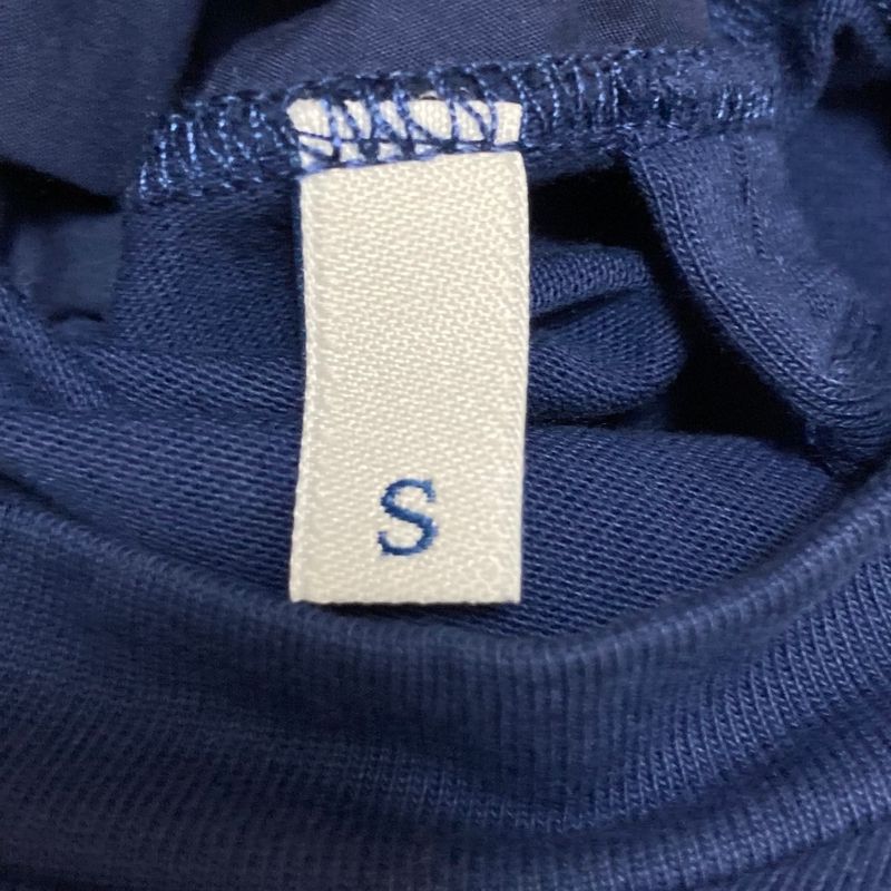 Moncler Maglia Girlocollo Lace Half Sleeve Neck Top S Navy
