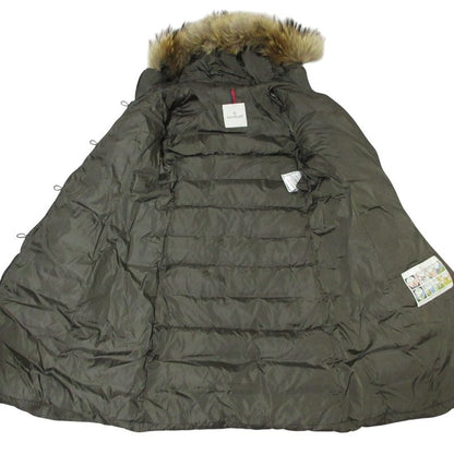 Moncler Genevrier Rakuenfa Hooded Down Coat 1 Khaki