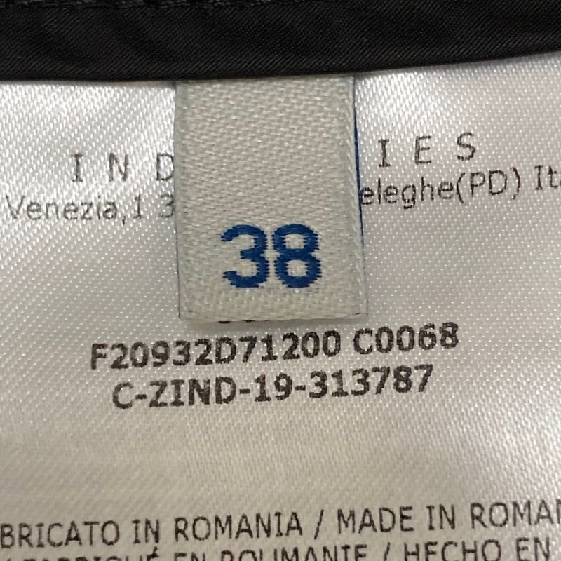 Moncler Gonna Nylon Pleated Long Skirt 38 Black