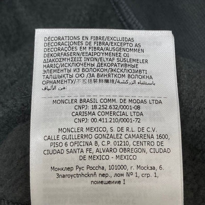 Moncler Logo Crew Neck Sweatshirt XS Gray