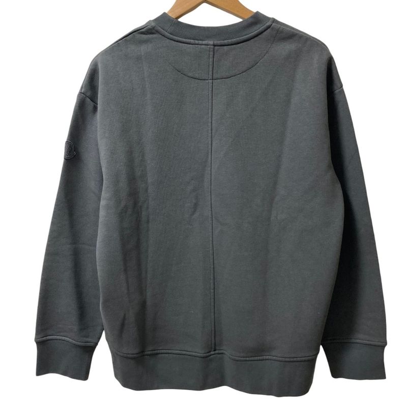 Moncler Logo Crew Neck Sweatshirt XS Gray