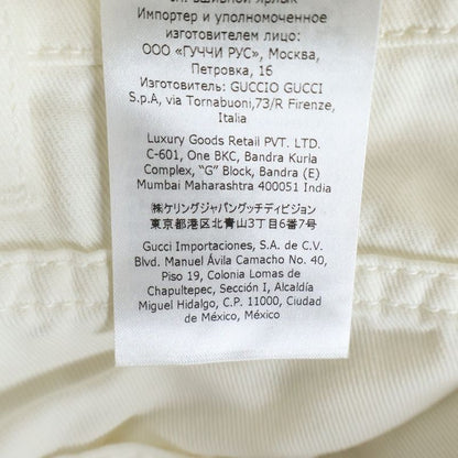 Gucci Semi Fleece Boot Cut Denim Pants Jeans White