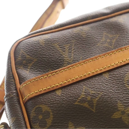 Louis Vuitton Monogram Trocadero Shoulder Bag Brown Leather Gold