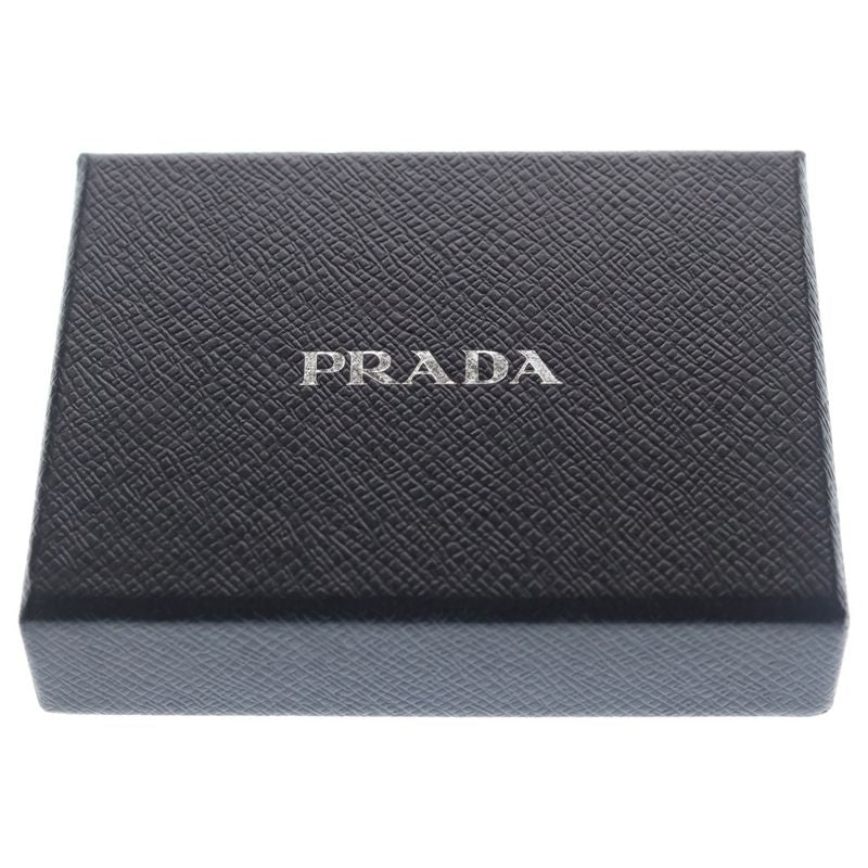 Prada Saffiano Leather Card Case Black