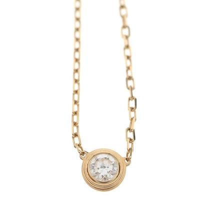 Cartier d'Amour Necklace Large Pendant Chain Pink Gold